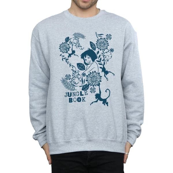 Disney Mens The Jugle Book Mowgli Tale Sweatshirt