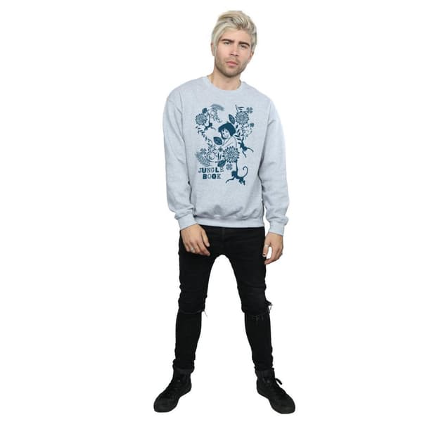Disney Mens The Jugle Book Mowgli Tale Sweatshirt