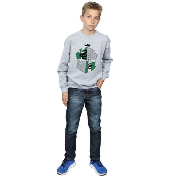 Harry Potter Sweatshirt med Slytherin-sköld för pojkar