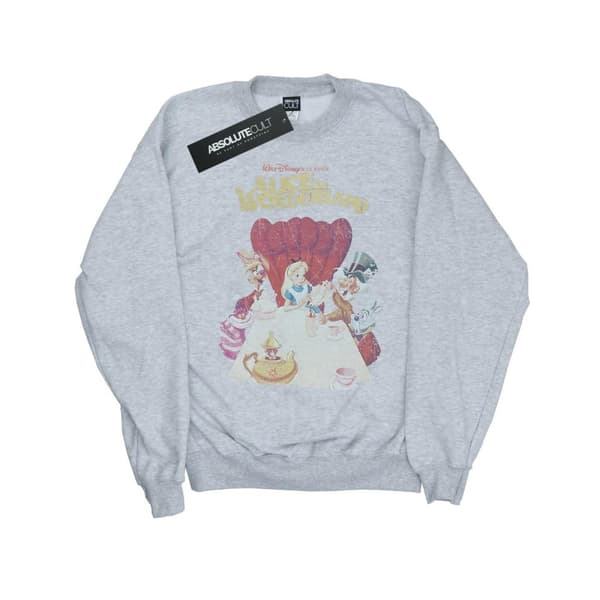 Disney Sweatshirt med retroaffisch från Alice i underlandet