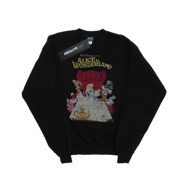 Disney Sweatshirt med retroaffisch från Alice i underlandet