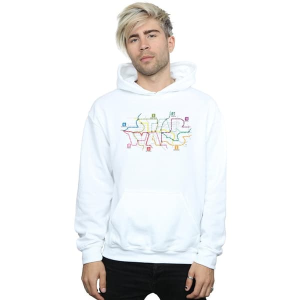 Star Wars Mens Subway Map Logo Hoodie