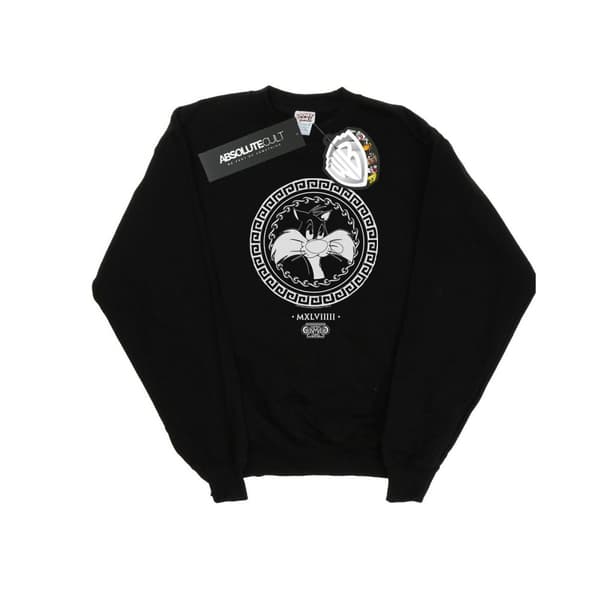 Looney Tunes Boys Sylvester Greek Circle Sweatshirt