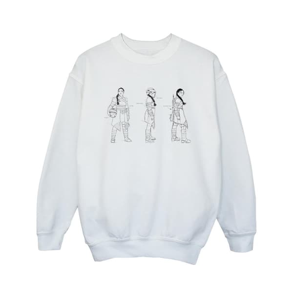 Star Wars Flicka The Book Of Boba Fett Fennec Concept Sweatshirt White 9-11 Years
