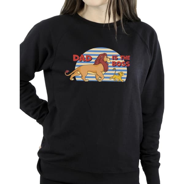 Disney Womens/Ladies The Lion King Dad Boss Sweatshirt