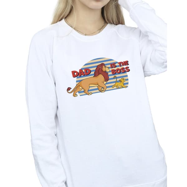 Disney Womens/Ladies The Lion King Dad Boss Sweatshirt