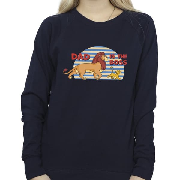 Disney Womens/Ladies The Lion King Dad Boss Sweatshirt