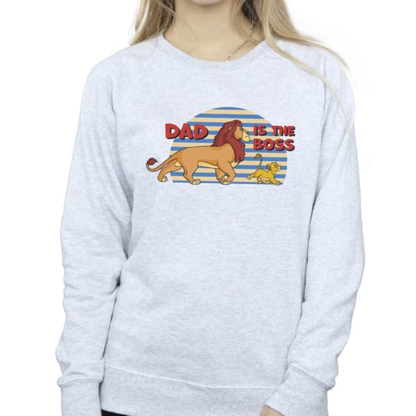 Disney Womens/Ladies The Lion King Dad Boss Sweatshirt