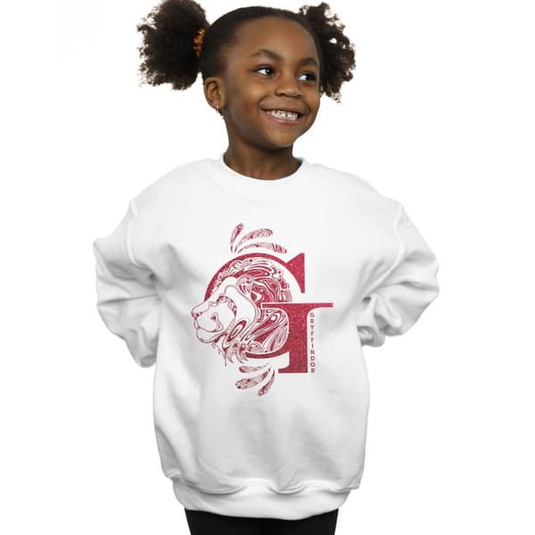 Harry Potter Gryffindor Glitter Sweatshirt för flickor