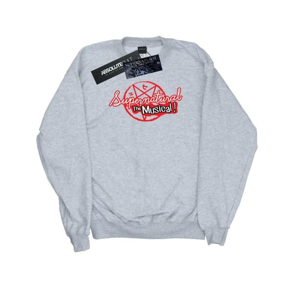 Supernatural Mens The Musical Sweatshirt Sports Grey S