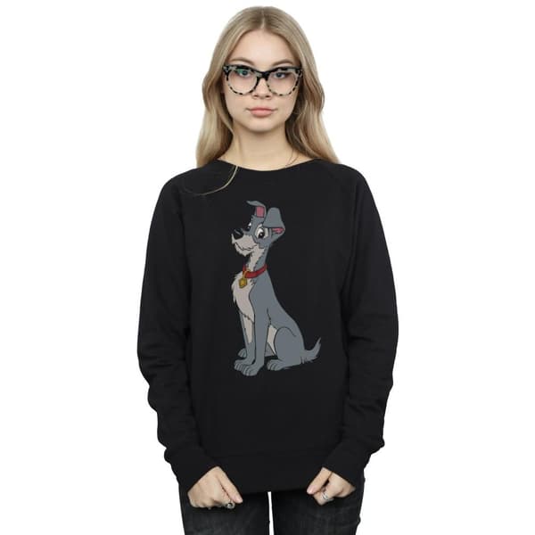 Disney Dam/Tjej Lady And The Tramp Spaghetti Heart Sweatshirt