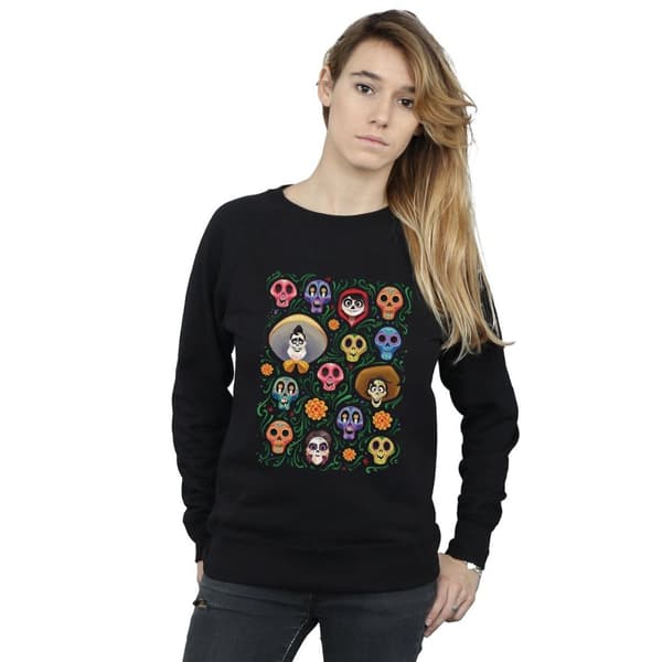 Disney Sweatshirt med Coco Heads-mönster - dam/dam
