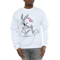 Miniatyrbillede 3 af 5: Looney Tunes Mens Bugs Bunny In Love Sweatshirt