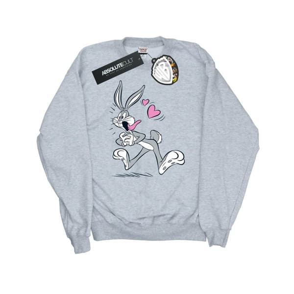 Looney Tunes Mens Bugs Bunny In Love Sweatshirt