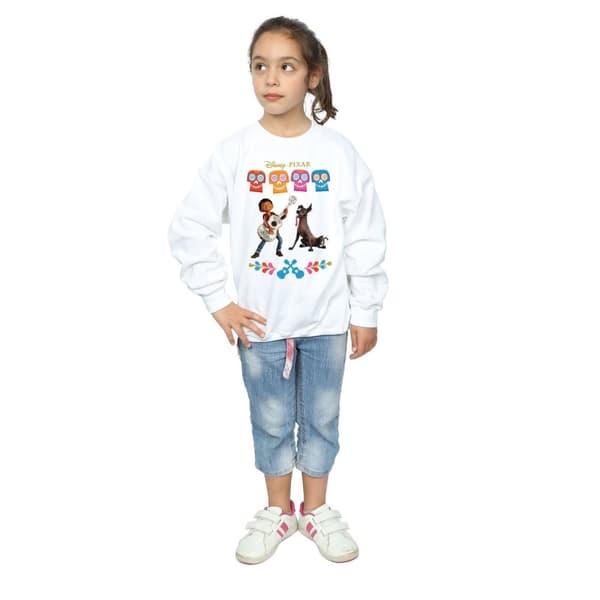 Disney Sweatshirt med Coco Miguel-logotyp för flickor