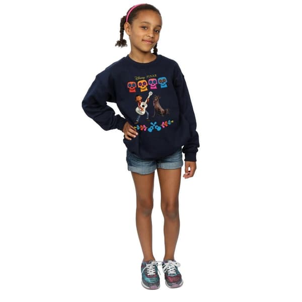 Disney Sweatshirt med Coco Miguel-logotyp för flickor