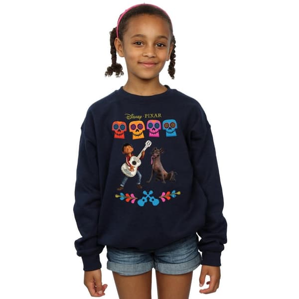 Disney Sweatshirt med Coco Miguel-logotyp för flickor