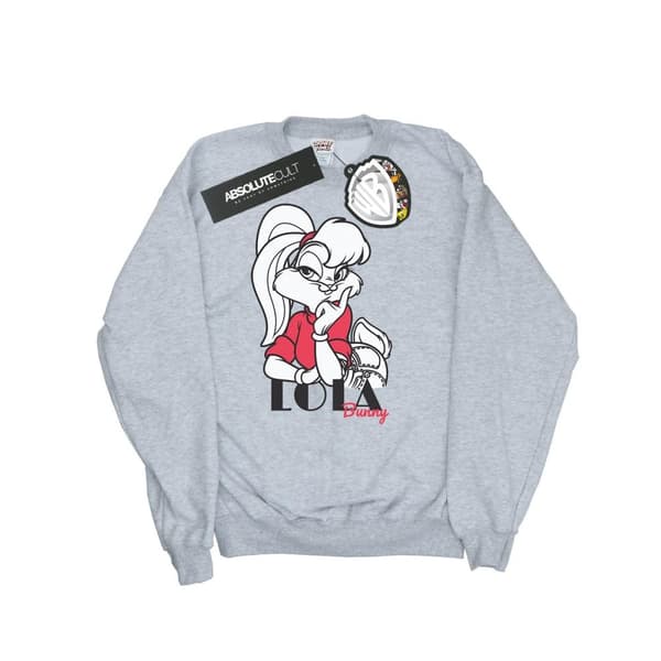 Looney Tunes Boys Classic Lola Bunny Sweatshirt Sports Grey 5-6 Years