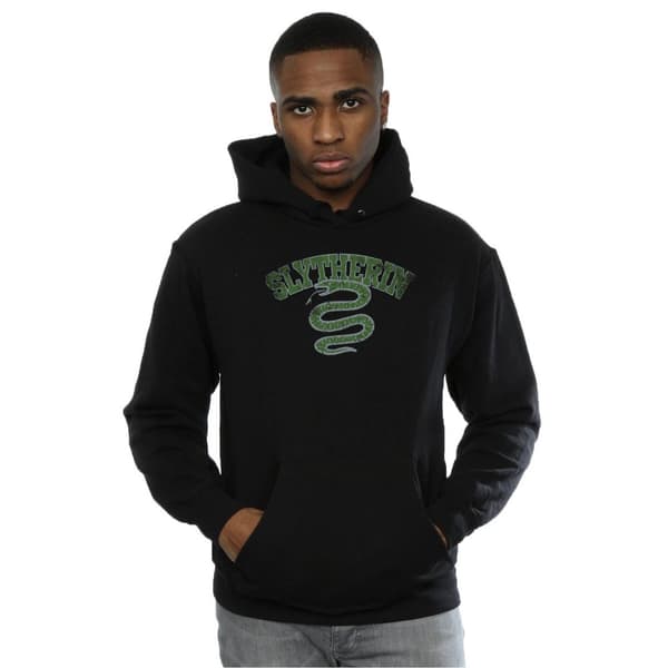 Harry Potter Mens Slytherin Sport Emblem Hoodie