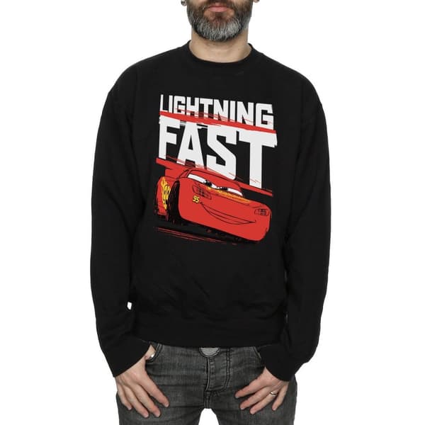 Disney Mens Cars Lightning Fast Sweatshirt