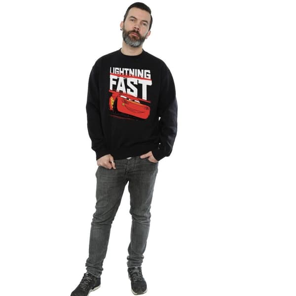 Disney Mens Cars Lightning Fast Sweatshirt