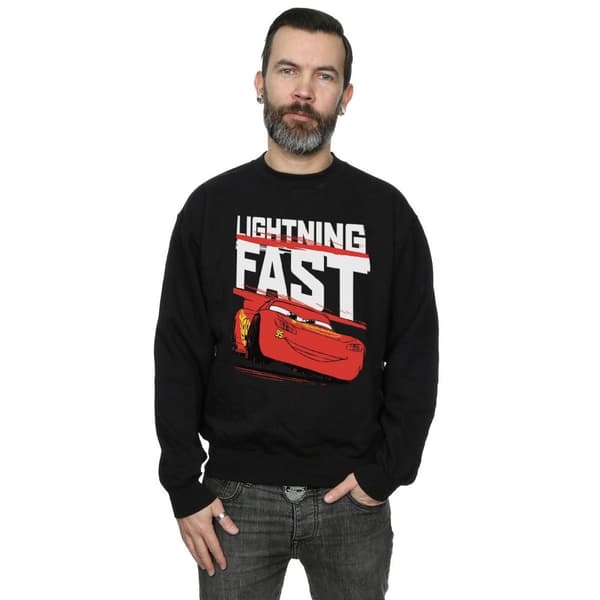 Disney Mens Cars Lightning Fast Sweatshirt