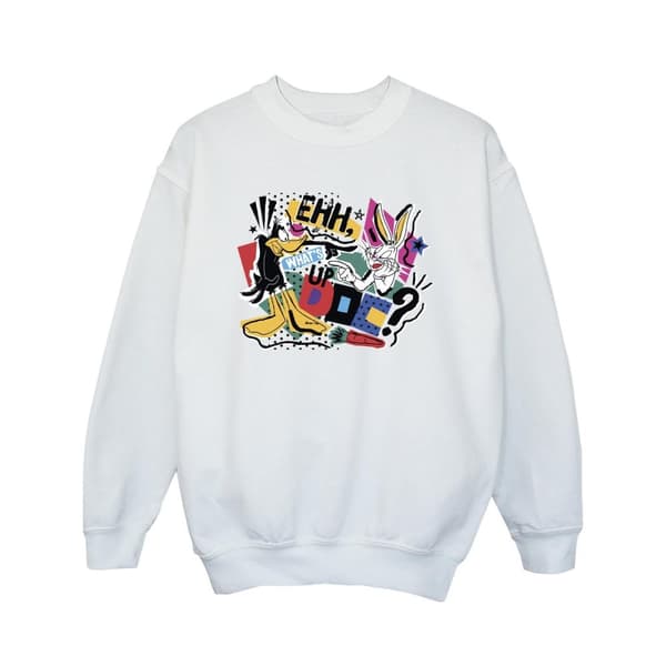 Looney Tunes What´s Up Doc Pop Art-tröja för flickor White 5-6 Years