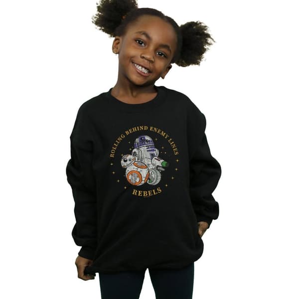 Star Wars: The Rise of Skywalker Girls Star Wars The Rise Of Skywalker Rolling Behind Enemy Lines Sweatshirt