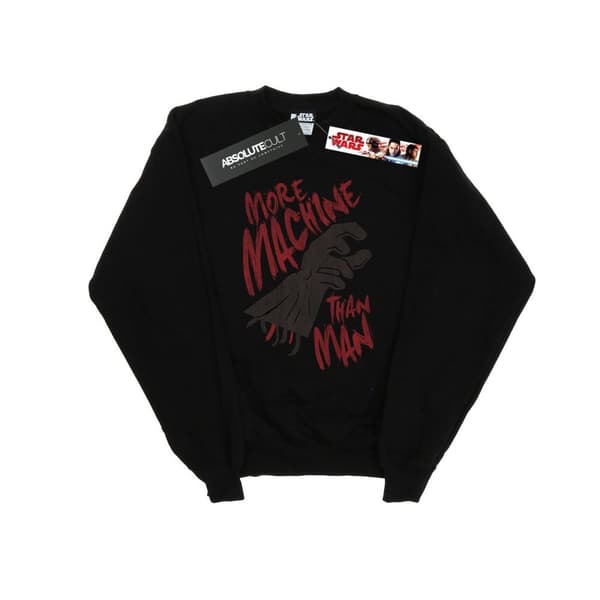 Star Wars Sweatshirt med texten "More Machine Than Man" för flickor