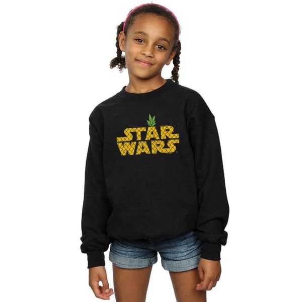 Star Wars Sweatshirt med ananaslogga för flickor