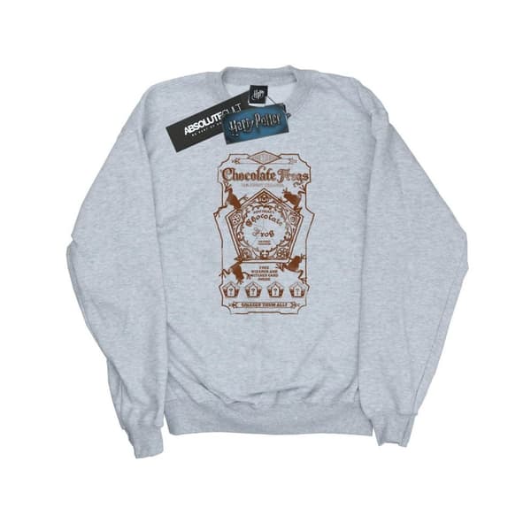 Harry Potter Womens/Ladies Chocolate Frogs Mono Label Sweatshirt