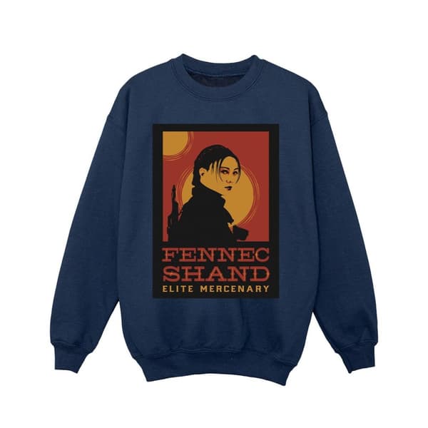 Star Wars Girls The Book Of Boba Fett Elite Mercenary Fennec Sweatshirt