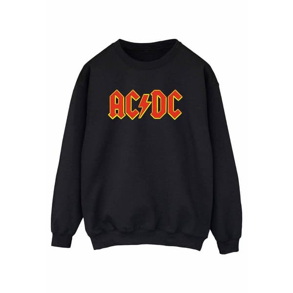 AC/DC Sweatshirt med röd logotyp - dam/dam