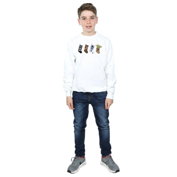 Star Wars Boys Christmas Stockings Sweatshirt