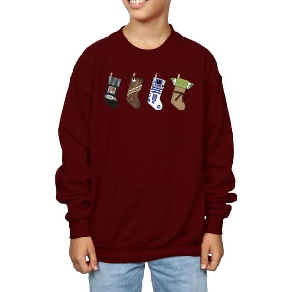 Star Wars Boys Christmas Stockings Sweatshirt