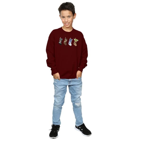 Star Wars Boys Christmas Stockings Sweatshirt