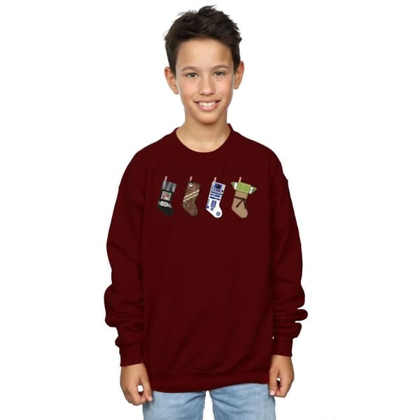 Star Wars Boys Christmas Stockings Sweatshirt