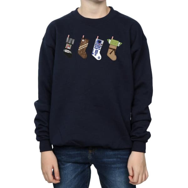 Star Wars Boys Christmas Stockings Sweatshirt