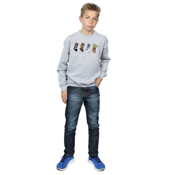 Star Wars Sweatshirt med julstrumpor för pojkar