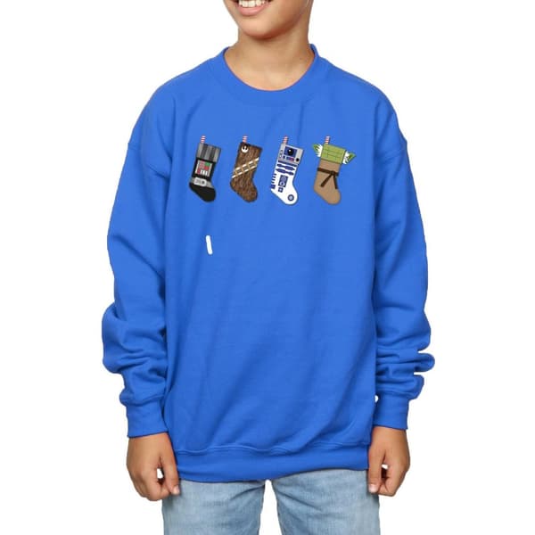 Star Wars Boys Christmas Stockings Sweatshirt