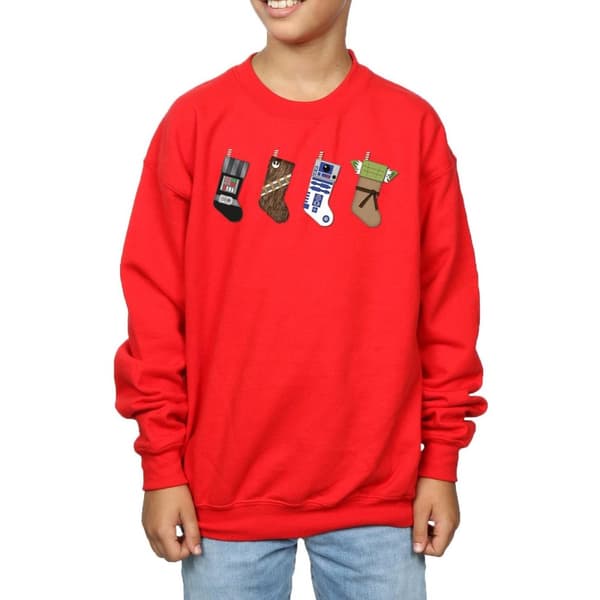 Star Wars Boys Christmas Stockings Sweatshirt