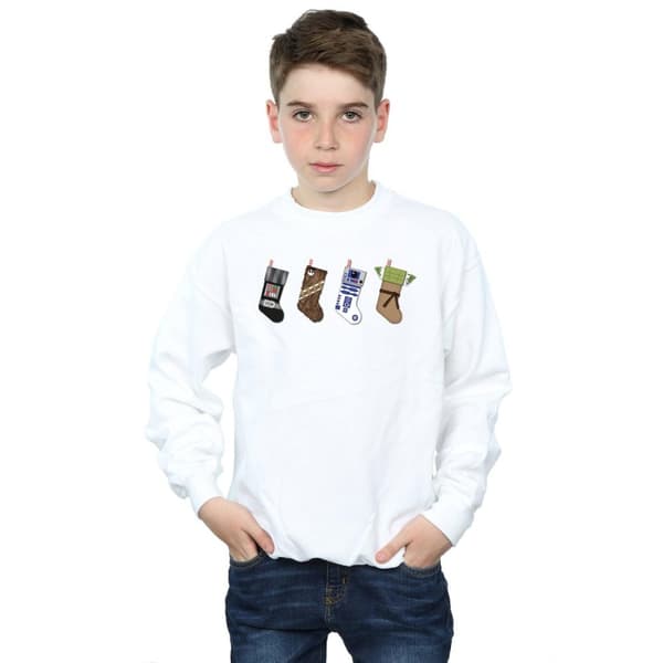 Star Wars Boys Christmas Stockings Sweatshirt