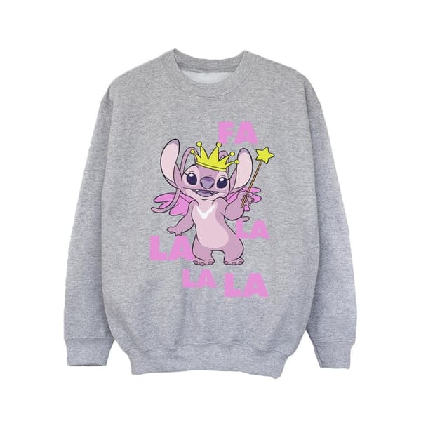 Disney Lilo & Stitch Angel Fa La La Sweatshirt för flickor