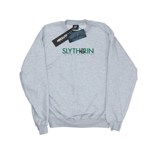 Harry Potter Sweatshirt med Slytherin-text för herrar