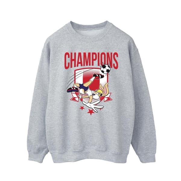 Looney Tunes Mens Lola Football Champions Sweatshirt