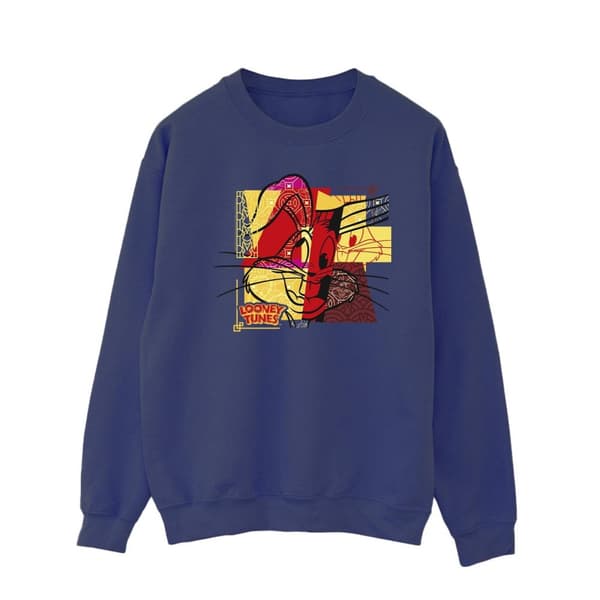 Looney Tunes Mens Bugs Bunny Rabbit New Year Sweatshirt