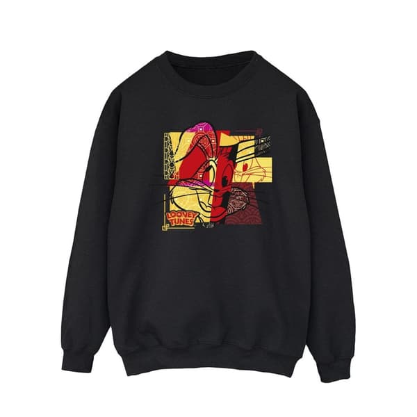 Looney Tunes Mens Bugs Bunny Rabbit New Year Sweatshirt