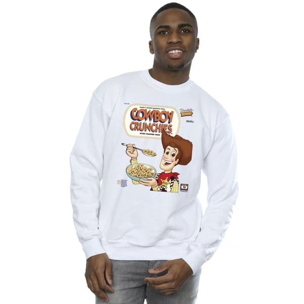 Disney Mens Toy Story Woody Cowboy Crunchies Sweatshirt