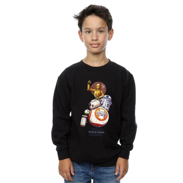 Star Wars: The Rise of Skywalker Star Wars The Rise Of Skywalker Droids Illustration Sweatshirt för pojkar