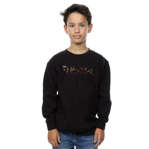 Looney Tunes Pojkar Wile E Coyote - Sweatshirt med färgkod